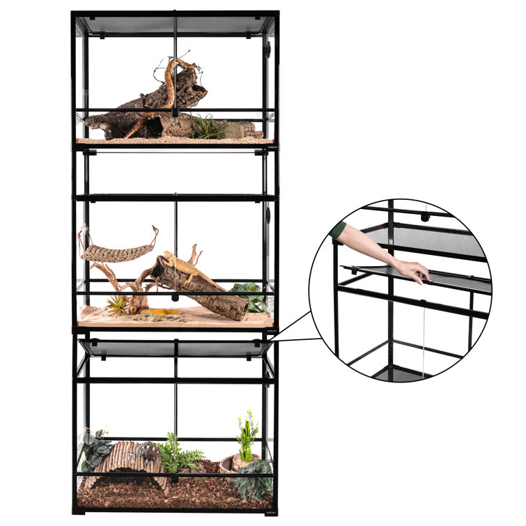 REPTIZOO 48'' x 24'' x 18'' Reptile Terrarium & Reviews - Wayfair Canada