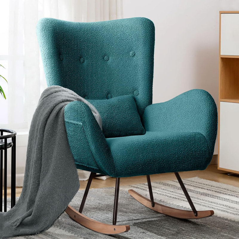 Fauteuil berçant Kahmar Teddy, Vert foncé