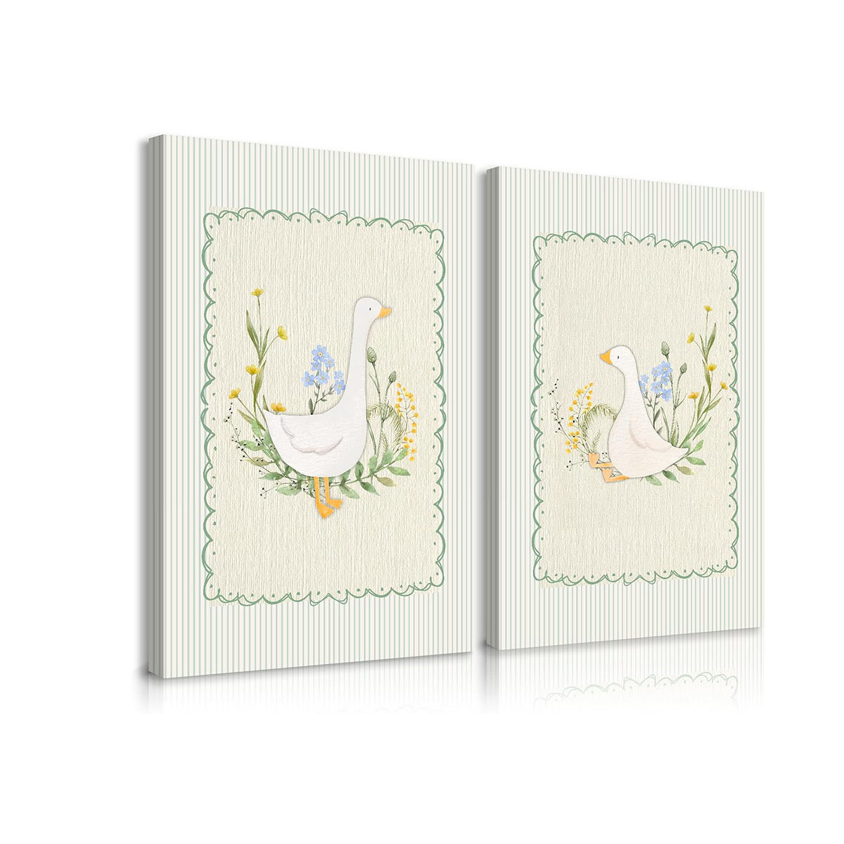Bloomsbury Market Vintage Nursery Goose Wall Art Decor Baby Girl Room ...