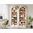 8-Tier Arched Open Display Storage Shelving Unit, Modern And Durable For Home And Office Organization-840594589