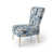 Motif floral victorien bleu et blanc II sélectionné
