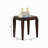 Walnut End Table with Tapered Leg