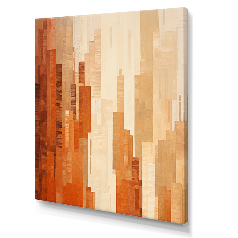 Caramel Colonnes Skycrapers Dream II, Toile tendue, H 44 po x l 34 po x P 1,5 po