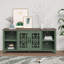 Meuble télé 60 po bicolore avec armoires de rangement-867165582-847409173
