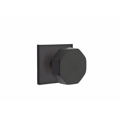 Emtek Passage Knobset w/ Square Rosette & Octagon Knob (CF)