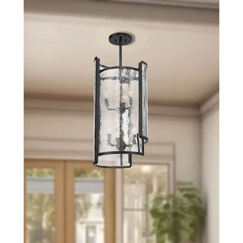 Luminaire suspendu cylindrique à 6 lumières Madeleyn