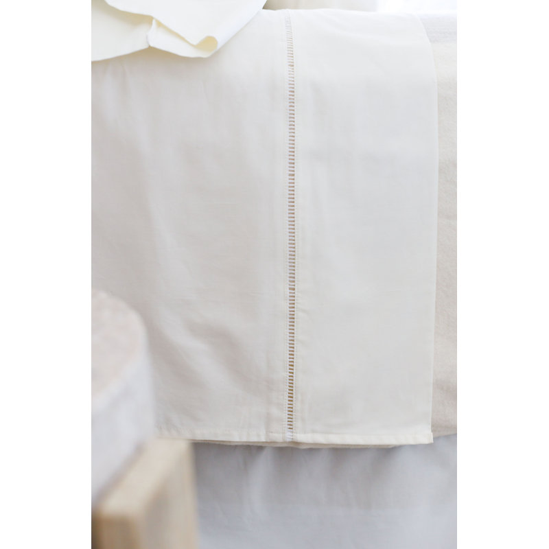 Como Sheet Set, Ivory, Twin Sheet Set + 1 Pillowcase