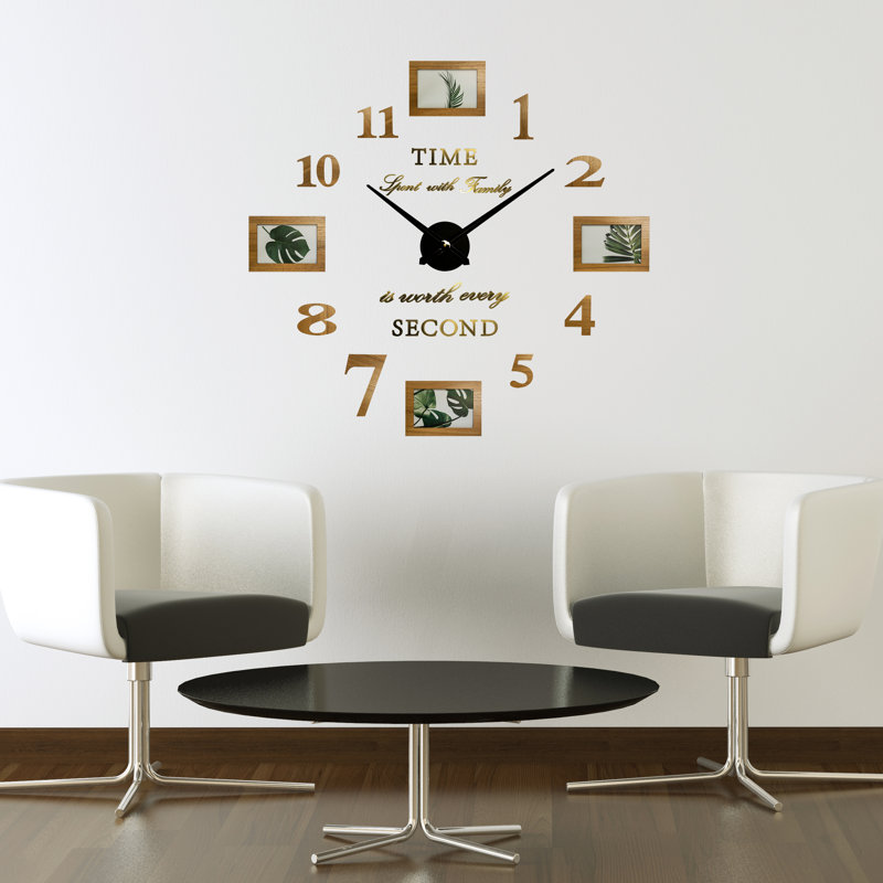 Family Photo Silent Wall Clock - 10cm