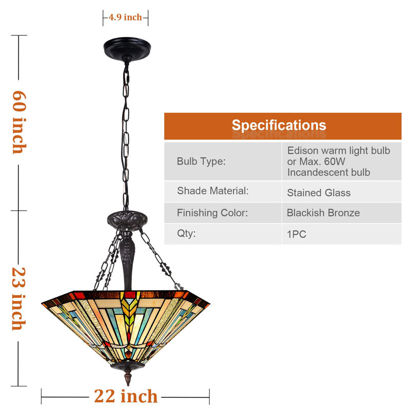 Elveden 1 - Light Blackish Bronze Shaded Pendant