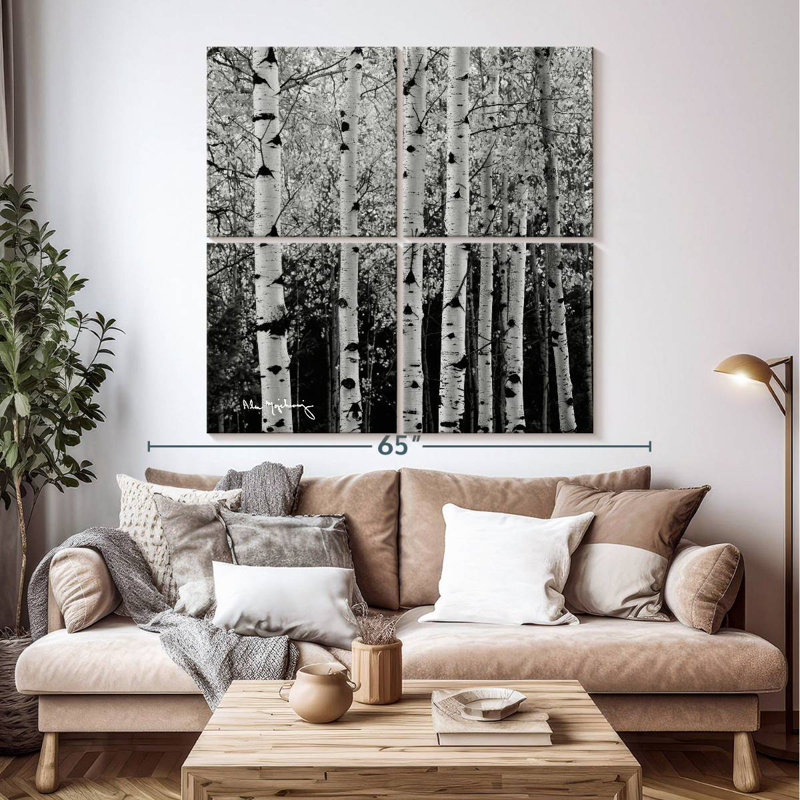 Alvord Aspens en automne BW