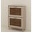 Entryway 2 Shoe Storage Organizer - Stable Build, Holds 12 Pairs, Quick And Easy Access, Antique Grey Engineered Wood, 23.8 In Depth Spacious Rack For Up To 36.18 Height