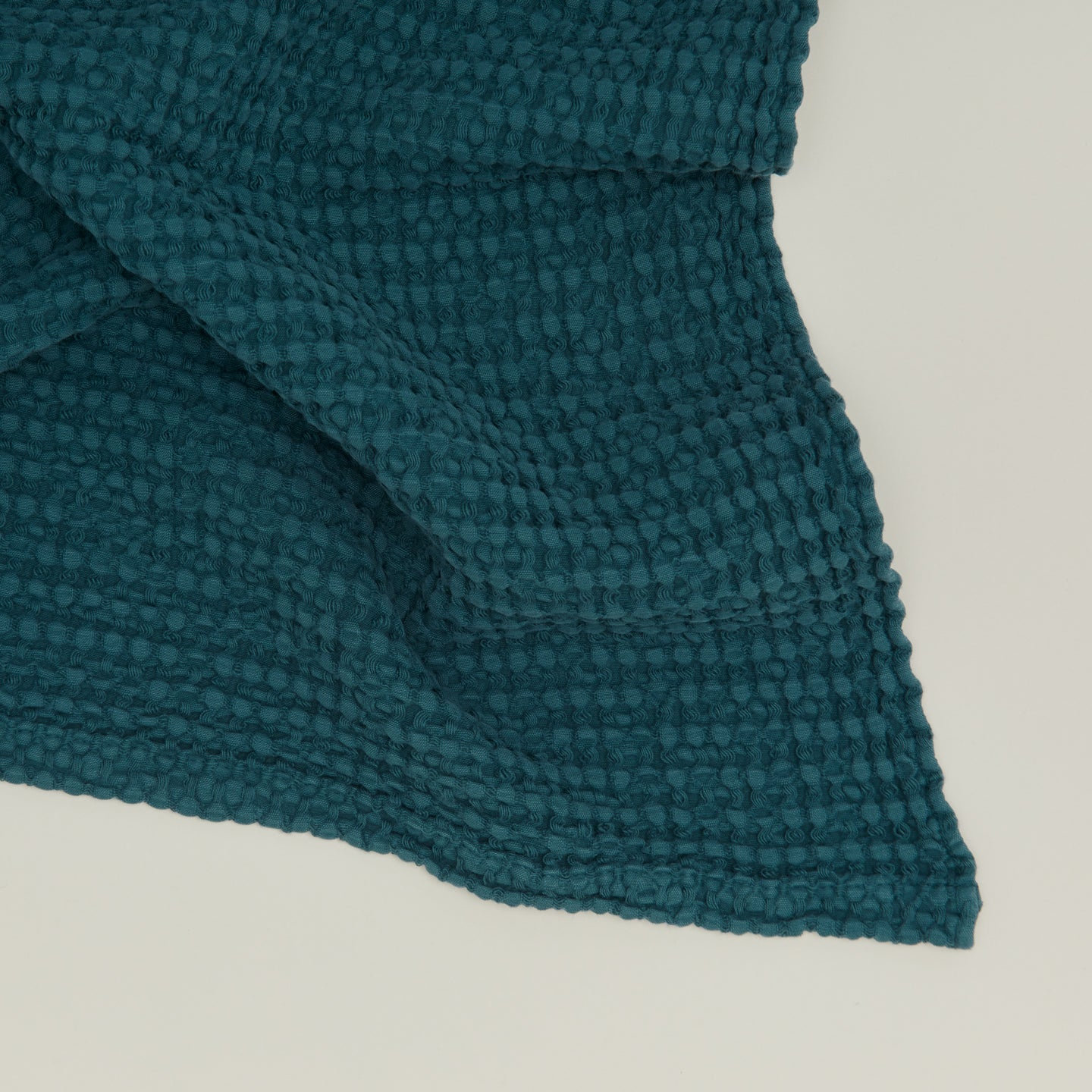Simple 100% Cotton, Peacock, Hand Towel - 1 Pack