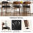 Upholstered Solid Wood Dining Chair With Footrest - Stylish And Comfortable Side Chair-595889989-595889991