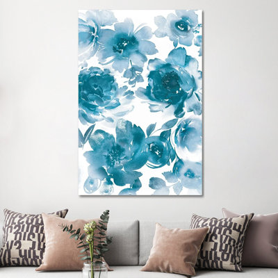 Springtime Blue II 1 Piece Wrapped Canvas Painting