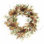 24" Artificial Fall Winter Mini Eucalyptus Lambs Ear Pinecone Harvest Wreath for Front Door Thanksgiving Christmas Decor