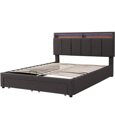 Cheylynn Upholstered Ottoman Bed