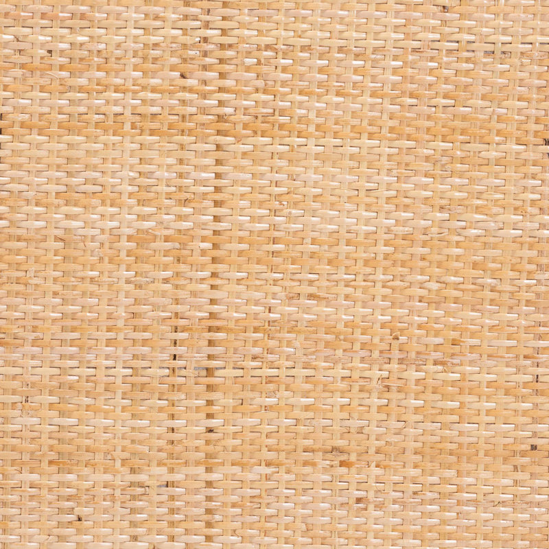 Maryland Natural Rattan and Acacia Wood Brown Side Chair