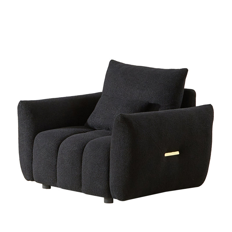Méridienne Teddy, Black