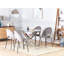 Keanna Glass Top Metal Base Dining Table
