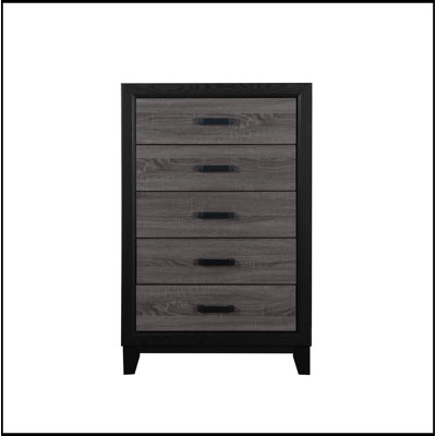 GREY AND BLACK CHEST