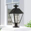 Tête de lanterne câblée 1 lumière H 27,5 po Anselm