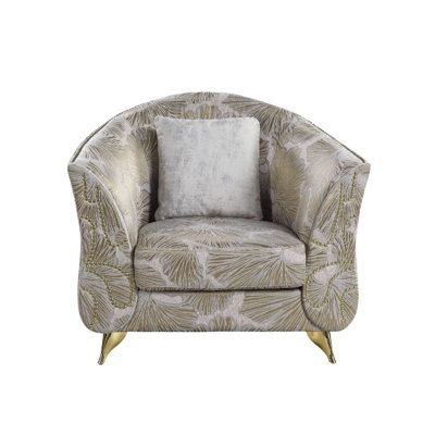 Fauteuil demi-tonneau de 41 po de largeur