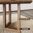 Brown Rectangular Solid Wood Dining Table-2104387996