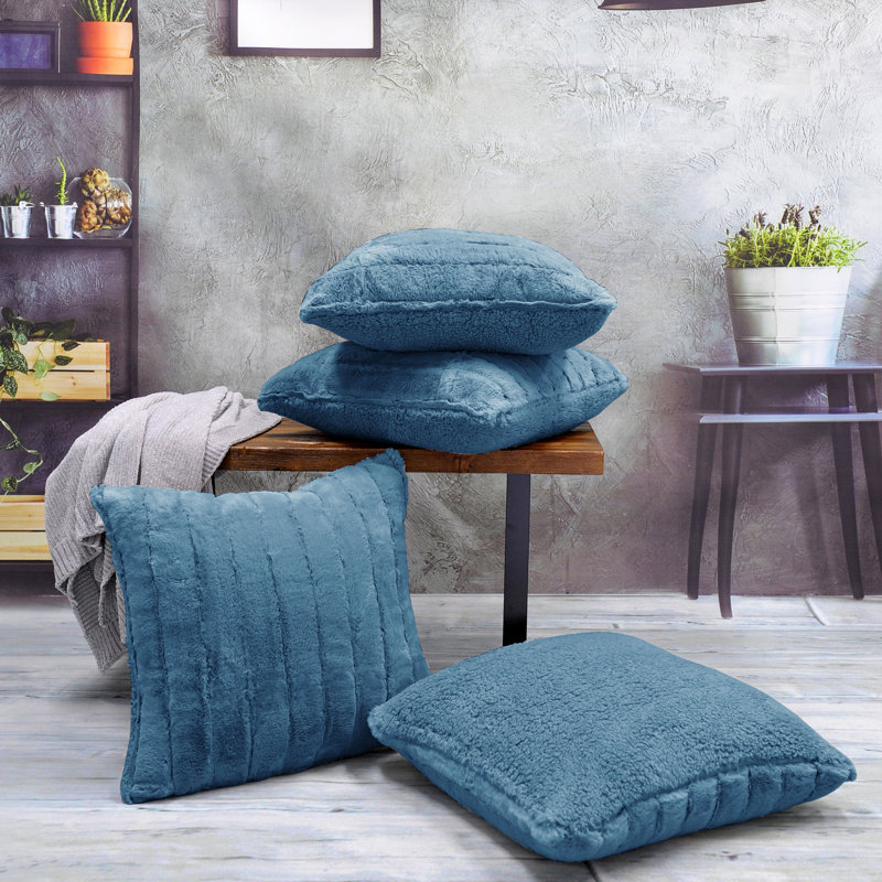 Square Cushion Cover, Blue Mirage
