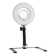 8-inch Desktop Studio Ring Light with Phone Stand, Remote, Swivel LED Makeup Mirror and Lights