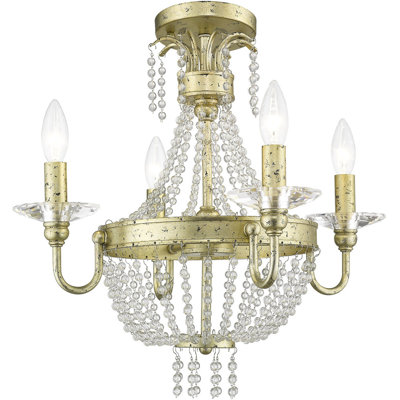 Jantel 4 - Light Dimmable Chandelier