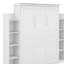 Grand lit escamotable avec tablettes et DEL-600736081