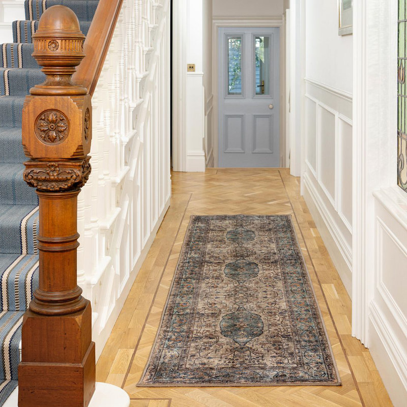 Vintage Look Area Rug, Runner 80 x 300 cm