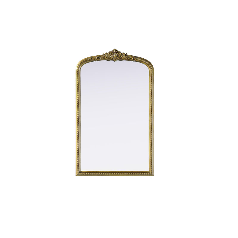 Miroir Monikah, 36 po x 22 po, Laiton antique