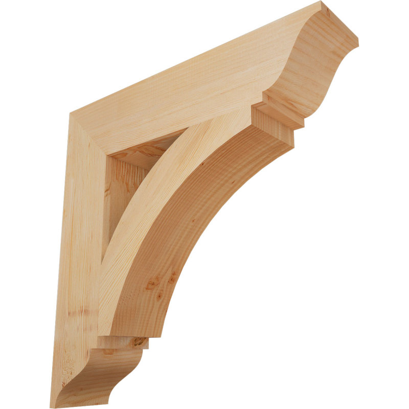Thorton Traditional Bracket, Douglas Fir (Smooth), 28"H x 5.5"W x 28"D