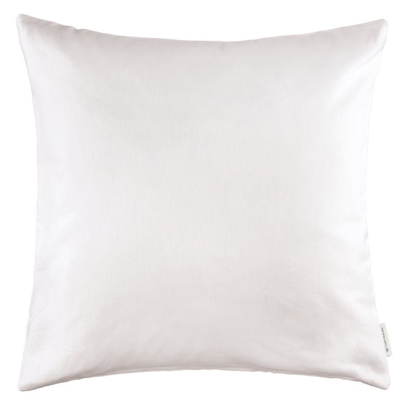 Square Throw Cushion Cover, White, 60 cm H x 60 cm W