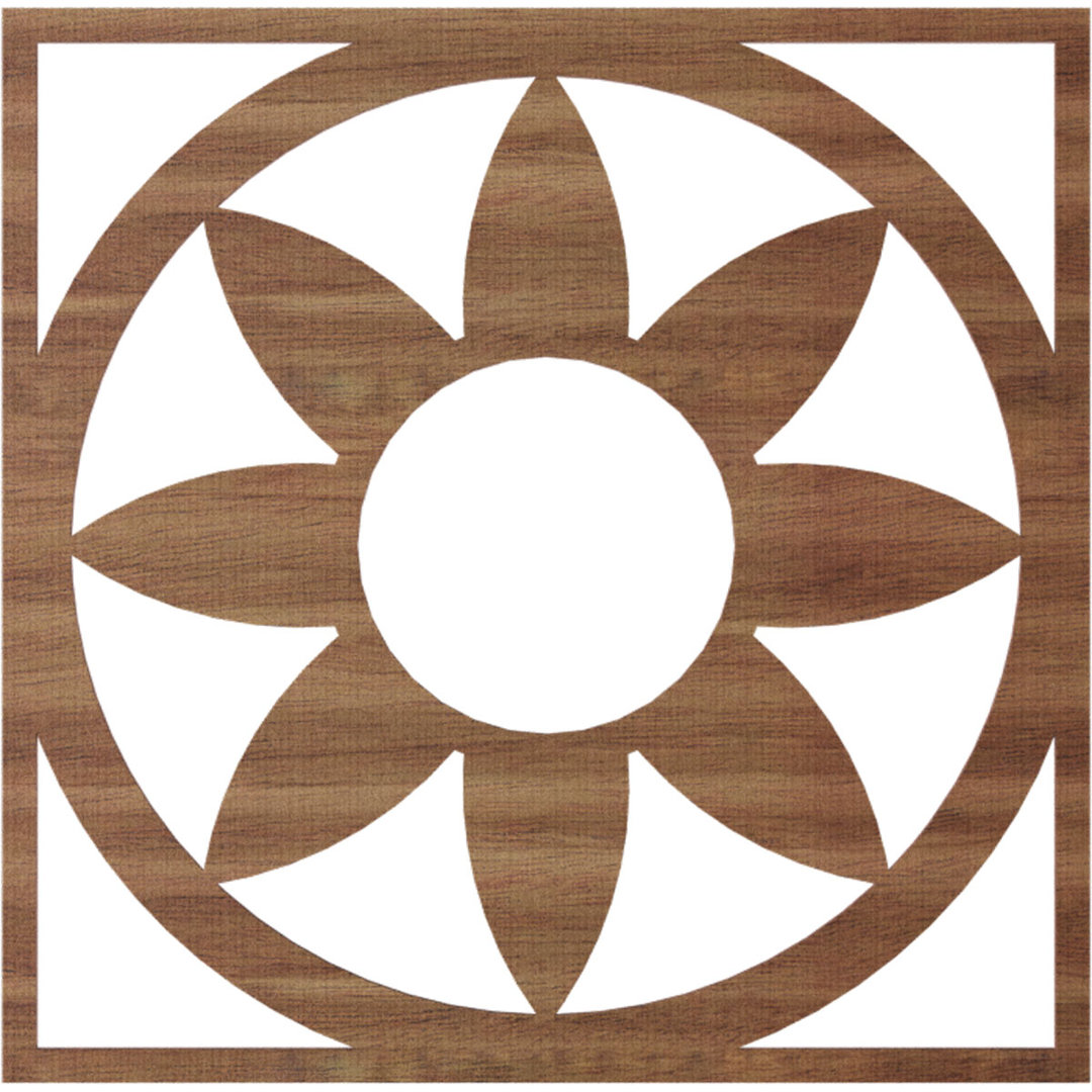 Blume Wood Fretwork Pierced Ceiling Medallion Ekena Millwork 