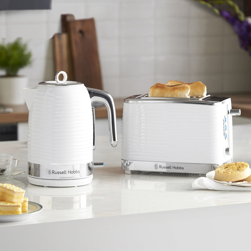 Russell Hobbs Inspire 2 Slice Toaster, White