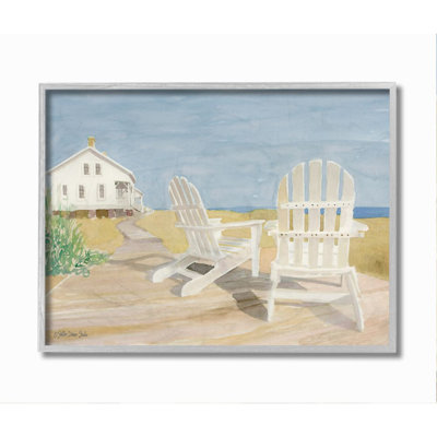 " Wooden Beach Chairs In Serene Cape " by Stellar Design Studio