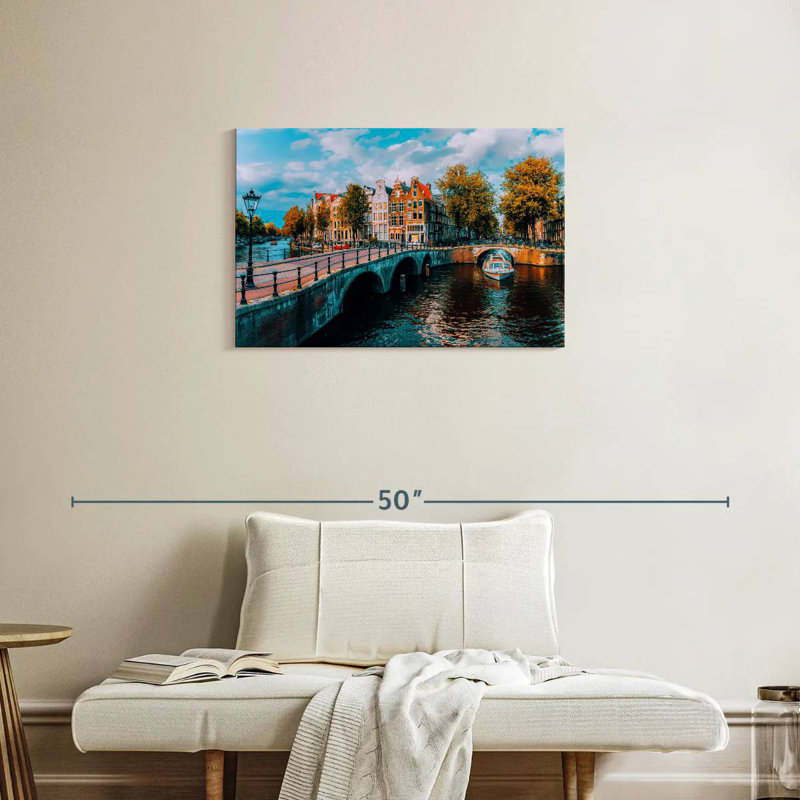 Canal Sirci Amsterdam, H 20 po x l 30 po