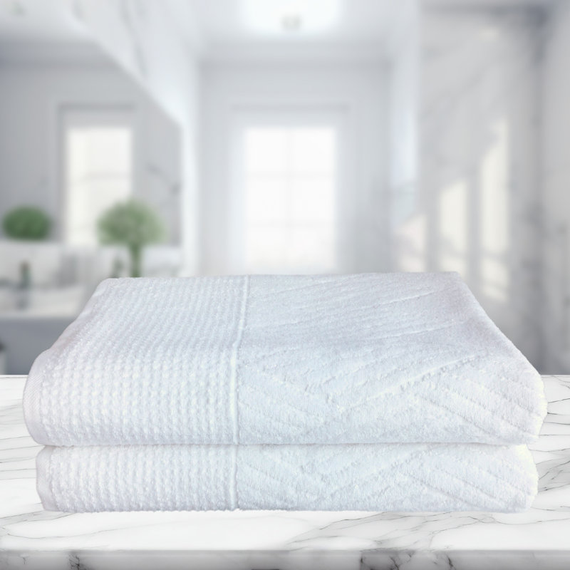 Charlbury Turkish Cotton Bath Sheet Towel Set, White