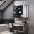 Sawatt 24'' W 24'' H Frameless Medicine Cabinet Mirror 2 Adjustable-1228355367-1228355366