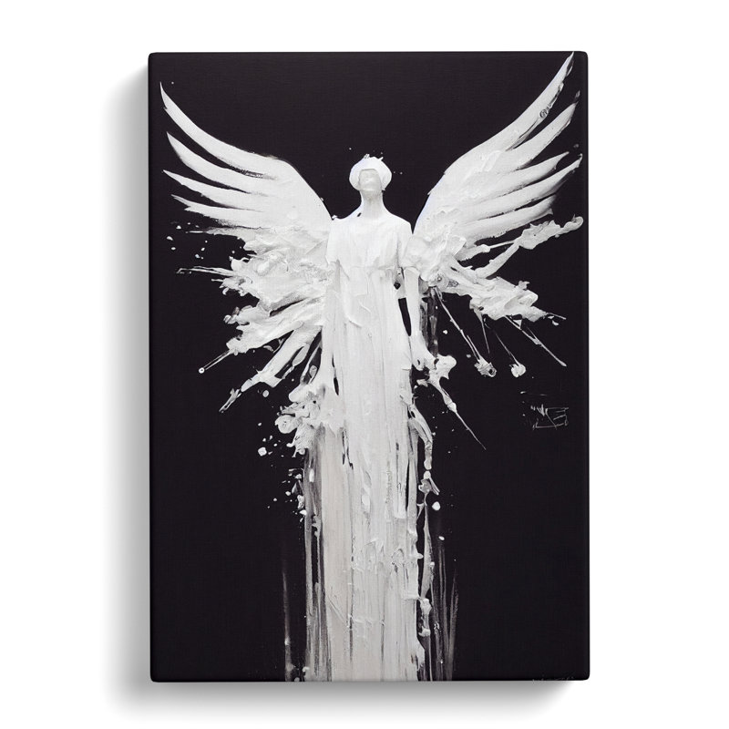 Angel Splash - Wrapped Canvas Print, 50cm H x 35cm W x 3cm D