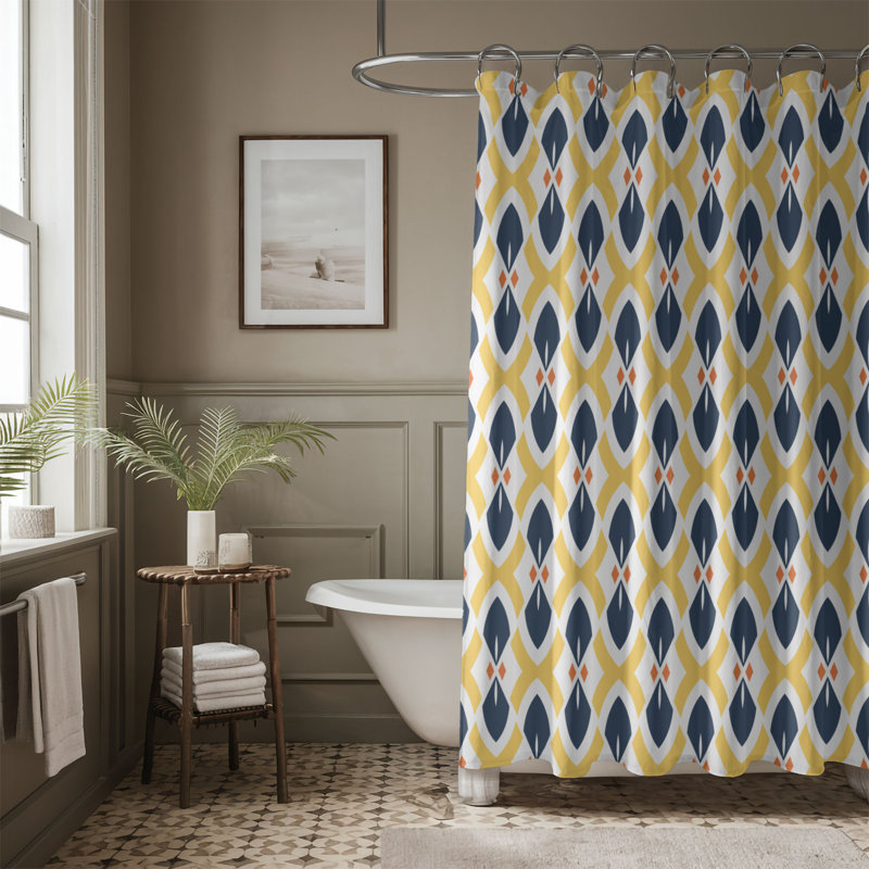 Yellow Designs - Premium Shower Curtain, 74"H x 71"W
