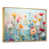 Toile avec cadre flottant or