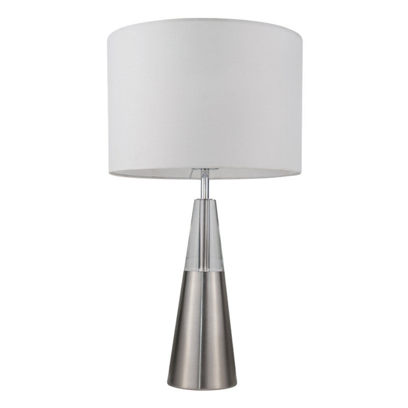 Jenner Metal Lamp Base Lamp, Silver