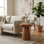 Table d'appoint en bois Odera