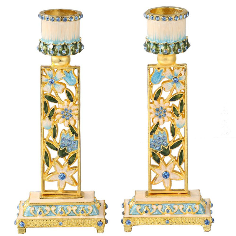 5.75'' H Metal Tabletop Candlestick