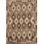 Tapis brun en laine Kilim 5 x 6