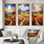«Farm Summer Fauvist Field», 3 pièces sur toile-1566330890-1566330891