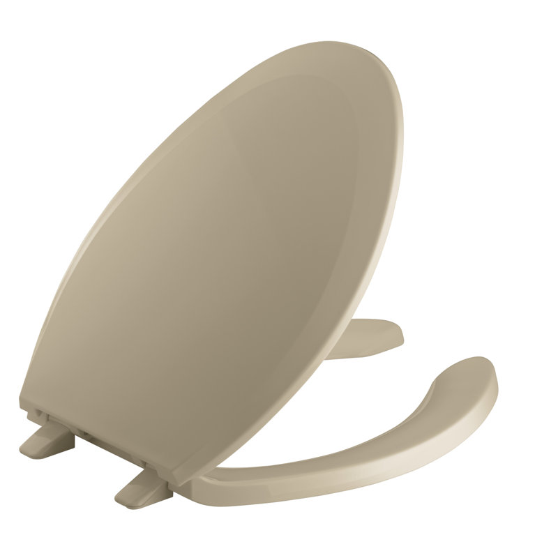 Kohler Lustra Elongated Toilet Seat, Mexican sand